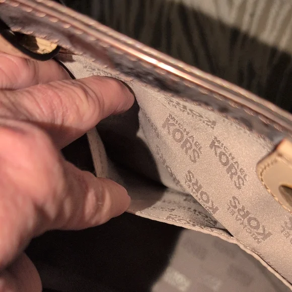 Michael Kors Shimmering Bronze Tote - Picture 12 of 14